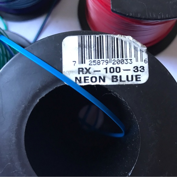 Set of 6 spools plastic craft cord - Picture 9 of 10